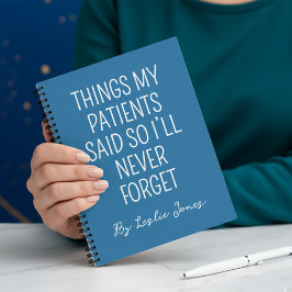 Custom Medical Journal — Funny Nurse Notebook Gift Notizblock