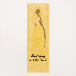  Custom Meditation Art Mindfulness Zen Yellow Yogamatte