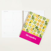 Custom Mediterranean Lemon Pattern Planner Planer (Anzeige)