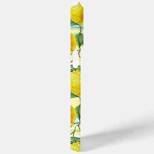 Custom Mediterranean Summer Lemon Fruchtmuster Case-Mate iPhone Hülle (Rückseite / Rechts)