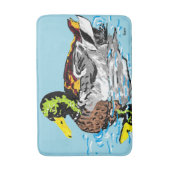 Custom Medium Bath Mat/Duck im Teich Badematte (Vorderseite Vertikal)