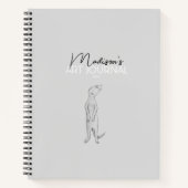 Custom Meerkat Notizblock (Vorderseite)