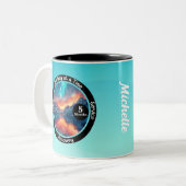 Custom Meilenstein Gift - Sobriety Anniversary Zweifarbige Tasse (Vorderseite Links)