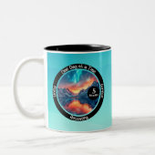 Custom Meilenstein Gift - Sobriety Anniversary Zweifarbige Tasse (Links)
