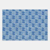 Custom Meilenstein Golden Birthday Denim Geschenkpapier Set (Vorderseite 3)