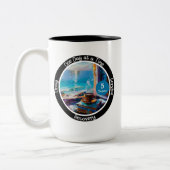 Custom Meilenstein in Erholung Geschenk - Ocean Vi Zweifarbige Tasse (Links)