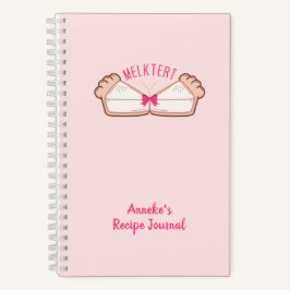 Custom Melktert Boeremeisie Spiral Notebook Notizblock