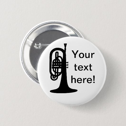 Custom Mellophone Button (Vorne & Hinten)