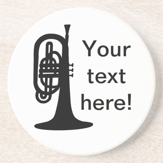 Custom Mellophone Getränkeuntersetzer (Vorne)