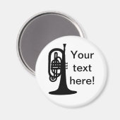 Custom Mellophone Magnet (Vorderseite/Rückseite)
