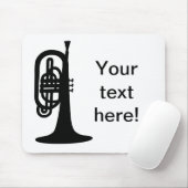 Custom Mellophone Mousepad (Mit Mouse)