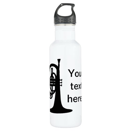 Custom Mellophone Trinkflasche (Vorderseite)