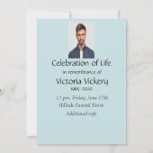 Custom Memorandum Service Segelboot See Einladung (Rückseite)