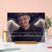 Custom Memorial Acrylschild (Hochzeit)