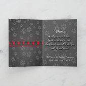 Custom Memorial Announcation - Faithful Companion Ankündigung (Innenseite)