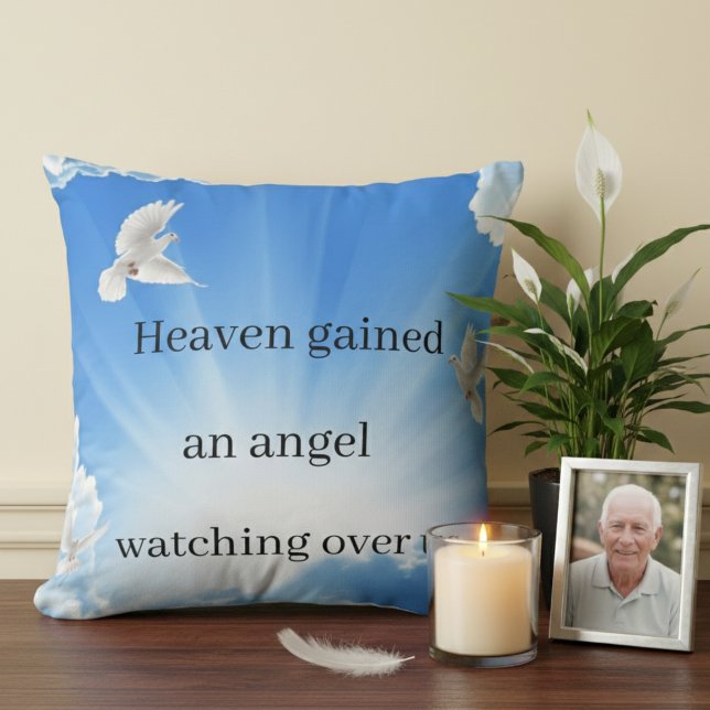 “Custom Memorial Pillow – Remember Your Loved One Kissen (Von Creator hochgeladen)