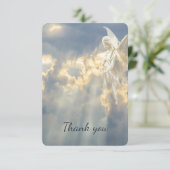 Custom Memorial Vielen Dank Einladung (Stehend Vorderseite)