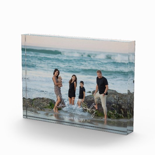 Custom Memory Acrylic Photo Block Display (Rechts)