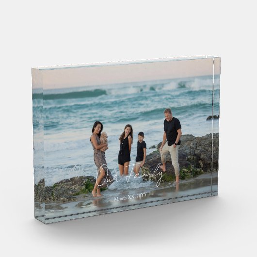 Custom Memory Acrylic Photo Block Display (Links)