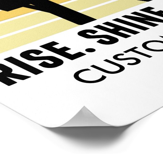 Custom Mens Gymnastik essen Schlaf Pommel Pferd Poster (Ecke)