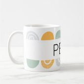 Custom Mens Name Mug Rainbow Neutral Coffee Cup Kaffeetasse (Links)