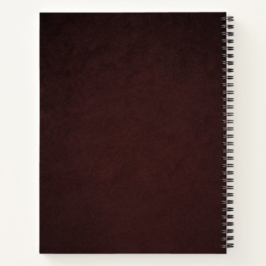 Custom Men's Scripture Journal Notizblock (Rückseite)