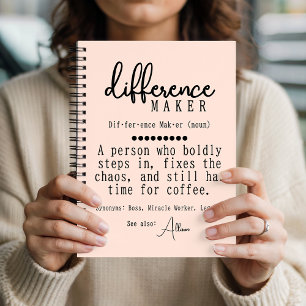 Custom Mentor Apprecision Journal, Boss Geschenk Notizblock