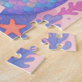 Custom Mermaid Puzzle with Name & Ocean Shells (Seite)