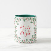 Custom Merry & Bright Tassen Weihnachtsgeschenk (Zentrum)