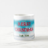 Custom Merry Christmas Boxer Dog Lover Niedlich Kaffeetasse (Mittel)