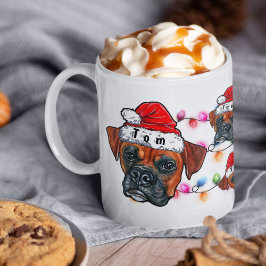 Custom Merry Christmas Boxer Tragen Weihnachtsmann Kaffeetasse