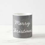 Custom Merry Christmas Chalkboard Typografie Kaffeetasse<br><div class="desc">Custom Merry Weihnachtskhalkboard Blackboard Look Typografie,  können Sie den Text ändern,  Black and White Text Kaffee Tasse</div>