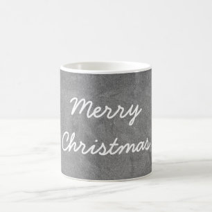 Custom Merry Christmas Chalkboard Typografie Kaffeetasse