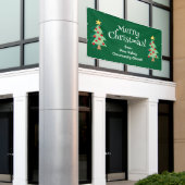 Custom Merry Christmas Church Banner (Äußeres Gebäude)
