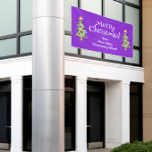 Custom Merry Christmas Church Banner (Äußeres Gebäude)