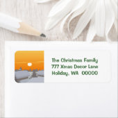 Custom Merry Christmas Envelopes Adresse Stickers (Insitu)