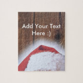 Custom Merry Christmas Eve, Hat of Santa Puzzle (Vertikal)