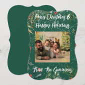 CUSTOM MERRY CHRISTMAS GREETING CARD EINLADUNG (Vorne/Hinten)