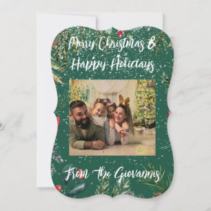 CUSTOM MERRY CHRISTMAS GREETING CARD EINLADUNG
