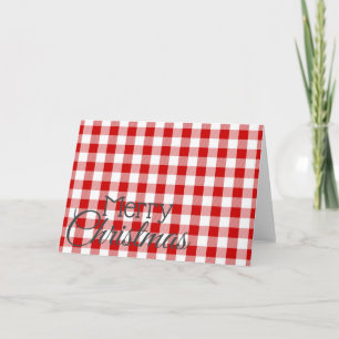 Custom Merry Christmas Greeting Card Feiertagskarte