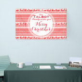Custom MERRY CHRISTMAS SAASON'S GREETING Banner (Messeveranstaltung)