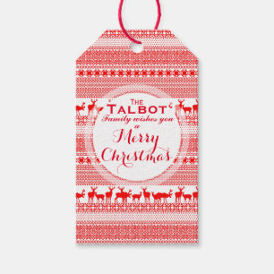 Custom MERRY CHRISTMAS SEASON'S GREETING-Geschenk- Geschenkanhänger