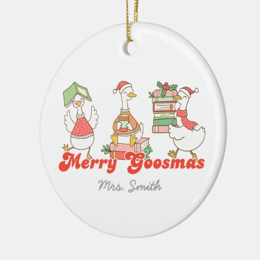Custom Merry Goosemas Ornament (Links)