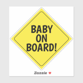 Custom Message Baby an Board Car Aufkleber