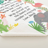 Custom Message Baby Name Safari Animals Borders Sherpadecke (3/4)