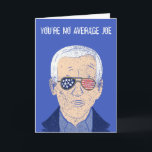 Custom Message Joe Biden Funny Birthday Karte<br><div class="desc">Diese individuelle Grußkarte ist bereit,  mit Ihrer eigenen Botschaft auf der Vorderseite und im Inneren personalisiert zu sein und zeigt eine Abbildung von Joe Biden in einem gestressten Stil für einen künstlerischen,  Vintagen Look. Benutze die gewöhnliche Joe-Nachricht oder schreibe dein eigenes lustiges Sprichwort zum Geburtstag oder zu jedem Anlass.</div>