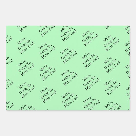 Custom Message New Job Congratulations Gift Geschenkpapier Set (Vorderseite 2)