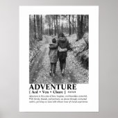 Custom Message Photo Personalized Family Portrait Poster (Vorne)