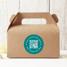 Custom Message QR Code Small Business Packaging