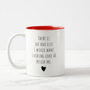 Custom Message Valentine Funny Spaß Einzigartig Zweifarbige Tasse